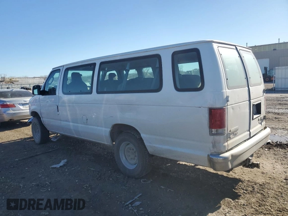2013 Ford Econoline Passenger XL with VIN 1FBSS3BL0DDA73643, listed as a Copart auction lot 83105404 with 375,209 mi miles and Salvage Title. Bid and sale history available at DreamBid. Image 2.