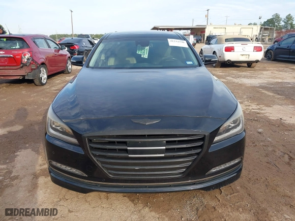 2015 Hyundai Genesis 5.0L with VIN KMHGN4JF7FU086088, listed as a IAAI auction lot 41532546 with 101,655 mi miles. Bid and sale history available at carsss.com. Image 12.