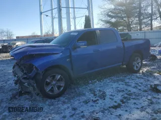 2016 Ram 1500 Sport with VIN 1C6RR6MT2GS356024, listed as a Copart auction lot 41402355 with 136,343 mi miles and Salvage Title. Bid and sale history available at carsss.com. Image 1.