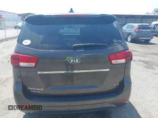 2017 Kia Sedona LX with VIN KNDMB5C15H6225200, listed as a IAAI auction lot 41929710 with 144,461 mi miles. Bid and sale history available at carsss.com. Image 16.