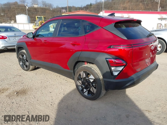 2025 Hyundai Kona SEL with VIN KM8HBCAB9SU214104, listed as a IAAI auction lot 41885571 with 6,031 mi miles. Bid and sale history available at carsss.com. Image 3.