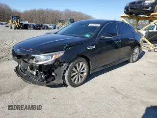 2018 Kia Optima S with VIN 5XXGT4L36JG272023, listed as a Copart auction lot 48182685 with 58,058 mi miles and Salvage Title. Bid and sale history available at carsss.com. Image 1.