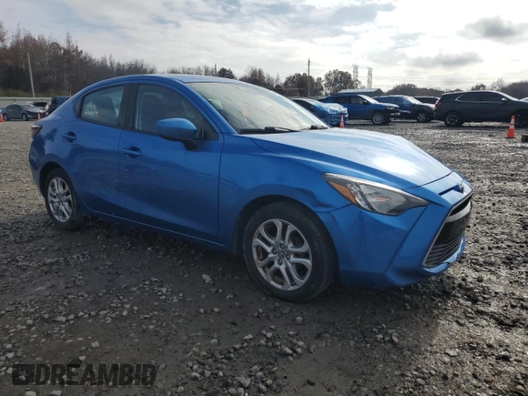 2017 Toyota Yaris iA with VIN 3MYDLBYV3HY168402, listed as a Copart auction lot 84029254 with 76,787 mi miles and Salvage Title. Bid and sale history available at carsss.com. Image 4.