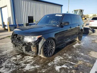 2016 Land Rover Range Rover Supercharged z VIN SALGS2EF6GA256920, wystawiony jako Copart lot #55063715 z przebiegiem 138 814 mil mil oraz Szkoda całkowita • Salvage title. Historia ofert i sprzedaży dostępna na DreamBid. Obrazek 1.