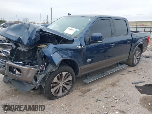 2019 Ford F-150 XL z VIN 1FTEW1C55KFD52654, wystawiony jako IAAI lot #41641091 z przebiegiem 110 107 mil mil oraz . Historia ofert i sprzedaży dostępna na DreamBid. Obrazek 17.