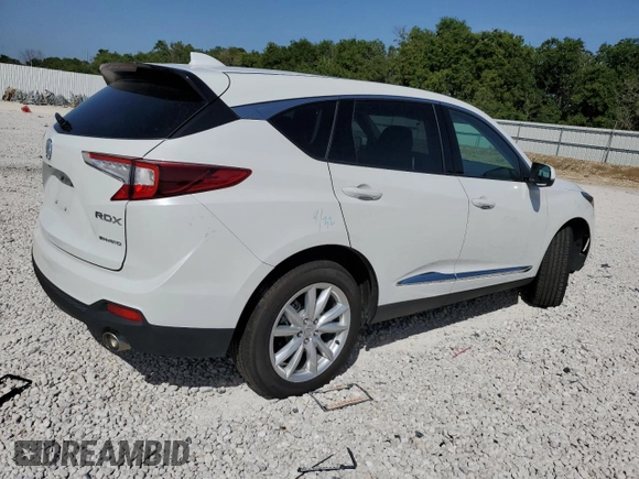 2021 Acura RDX with VIN 5J8TC2H3XML010118, listed as a Copart auction lot 61527964 with 0 mi miles and Salvage Title. Bid and sale history available at carsss.com. Image 3.
