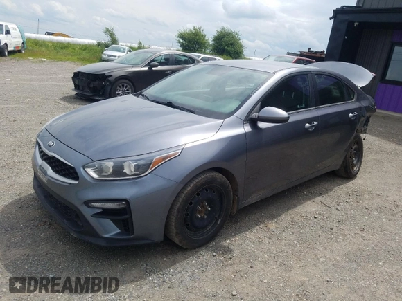 2021 Kia Forte LXS with VIN 3KPF24AD6ME276581, listed as a Copart auction lot 60495244 with 48,540 mi miles and Salvage Title. Bid and sale history available at DreamBid. Image 1.