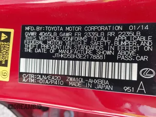 2014 Lexus CT 200h z VIN JTHKD5BH3E2178881, wystawiony jako IAAI lot #42188206 z przebiegiem 112 096 mil mil oraz . Historia ofert i sprzedaży dostępna na DreamBid. Obrazek 9.