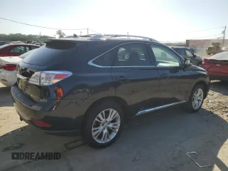 2010 Lexus RX 450h with VIN JTJBC1BA4A2016006, listed as a Copart auction lot 61825525 with Not provided miles and Salvage title. Bid and sale history available at DreamBid. Image 3.