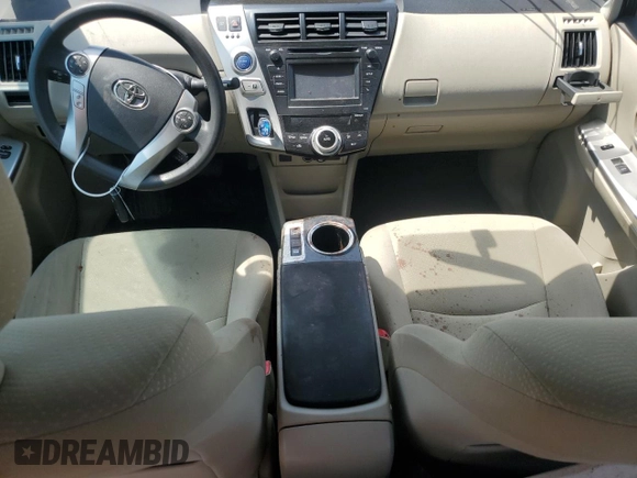 2012 Toyota Prius Two with VIN JTDZN3EU6C3130213, listed as a Copart auction lot 53680895 with Not Provided miles and Salvage Title. Bid and sale history available at DreamBid. Image 8.