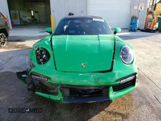 2021 Porsche 911 Turbo S with VIN WP0AD2A92MS258662, listed as a Copart auction lot 41111254 with 10,407 mi miles. Bid and sale history available at carsss.com. Image 5.