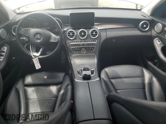 2015 Mercedes-Benz C 300 Luxury with VIN 55SWF4KB2FU093109, listed as a Copart auction lot 56883575 with 117,687 mi miles and Salvage title. Bid and sale history available at DreamBid. Image 8.