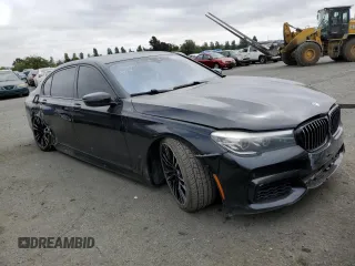 2017 BMW 7 Series 740i with VIN WBA7E2C56HG739456, listed as a Copart auction lot 64728303 with Not Provided miles and . Bid and sale history available at DreamBid. Image 4.