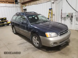 2001 Subaru Legacy Outback with VIN 4S3BH665617619900, listed as a Copart auction lot 66964625 with 343,526 mi miles and Clean title. Bid and sale history available at DreamBid. Image 4.
