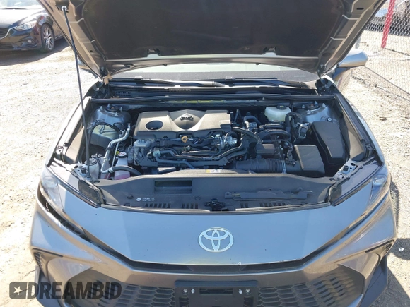 2025 Toyota Camry LE with VIN 4T1DAACK6SU557374, listed as a IAAI auction lot 42135249 with 516 mi miles and . Bid and sale history available at DreamBid. Image 10.
