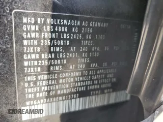 2014 Volkswagen Tiguan SE z VIN WVGAV3AX8EW613762, wystawiony jako Copart lot #61385765 z przebiegiem 167 278 mil mil oraz Czysty tytuł • Clean title. Historia ofert i sprzedaży dostępna na DreamBid. Obrazek 13.