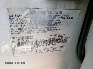 2005 Ford Five Hundred Limited с VIN 1FAHP281X5G134638, выставлен на аукционе Copart как лот 58256315 с пробегом Не указан миль и Чистый • Clean title. История ставок и продаж доступна на DreamBid. Изображение 12.