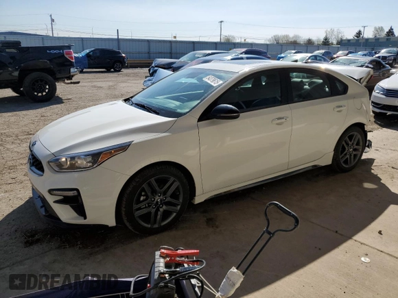 2021 Kia Forte GT-Line z VIN 3KPF34AD4ME380449, wystawiony jako Copart lot #54379615 z przebiegiem 61 341 mil mil oraz Szkoda całkowita • Salvage title. Historia ofert i sprzedaży dostępna na DreamBid. Obrazek 1.