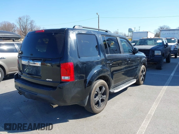 2014 Honda Pilot EX-L with VIN 5FNYF4H51EB025328, listed as a IAAI auction lot 41787439 with 169,313 mi miles and . Bid and sale history available at DreamBid. Image 4.