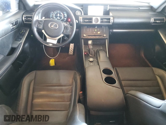 2016 Lexus IS 200t with VIN JTHBA1D2XG5014815, listed as a Copart auction lot 53821285 with 48,847 mi miles and Salvage Title. Bid and sale history available at DreamBid. Image 8.