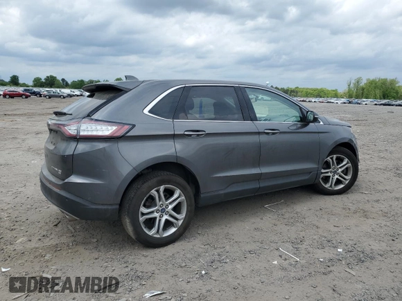 2017 Ford Edge Titanium z VIN 2FMPK4K86HBB78326, wystawiony jako Copart lot #54699435 z przebiegiem 44 800 mil mil oraz Szkoda całkowita • Salvage title. Historia ofert i sprzedaży dostępna na DreamBid. Obrazek 3.