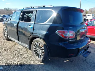 2020 Nissan Armada Platinum z VIN JN8AY2NF7L9360568, wystawiony jako IAAI lot #41367103 z przebiegiem Nie podano mil oraz . Historia ofert i sprzedaży dostępna na DreamBid. Obrazek 3.