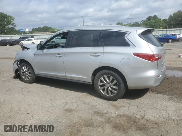 2014 Infiniti QX60 z VIN 5N1AL0MN6EC552444, wystawiony jako Copart lot #57616755 z przebiegiem 80 864 mil mil oraz Szkoda całkowita • Salvage title. Historia ofert i sprzedaży dostępna na DreamBid. Obrazek 2.