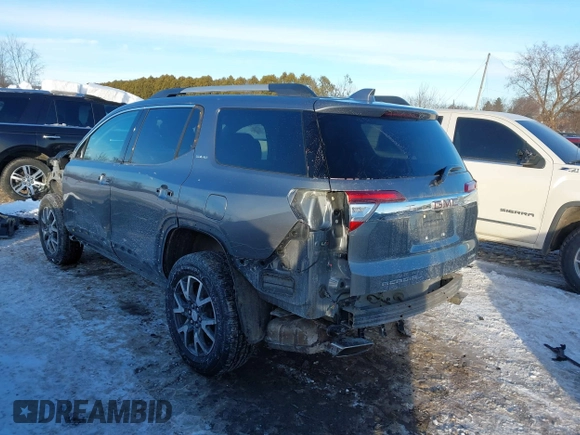 2022 GMC Acadia SLE z VIN 1GKKNRL41NZ101164, wystawiony jako IAAI lot #41267478 z przebiegiem 46 150 mil mil oraz . Historia ofert i sprzedaży dostępna na DreamBid. Obrazek 3.