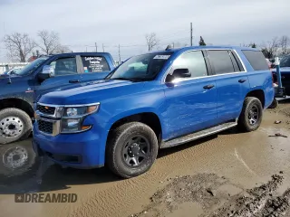 2018 Chevrolet Tahoe Commercial z VIN 1GNSKDEC9JR322847, wystawiony jako Copart lot #47268995 z przebiegiem 96 496 mil mil oraz Czysty tytuł • Clean title. Historia ofert i sprzedaży dostępna na DreamBid. Obrazek 1.