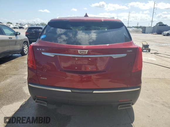 2019 Cadillac XT5 Luxury AWD with VIN 1GYKNDRS8KZ260502, listed as a Copart auction lot 54790965 with 32,910 mi miles and Salvage Title. Bid and sale history available at carsss.com. Image 6.