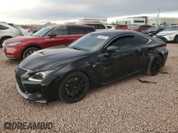 2016 Lexus RC F with VIN JTHHP5BC1G5005755, listed as a Copart auction lot 79686404 with 58,085 mi miles and Salvage Title. Bid and sale history available at carsss.com. Image 1.