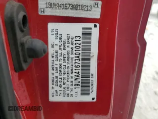 2003 Acura CL Type S with VIN 19UYA41673A010213, listed as a Copart auction lot 71288604 with 229,079 mi miles and Salvage Title. Bid and sale history available at carsss.com. Image 14.