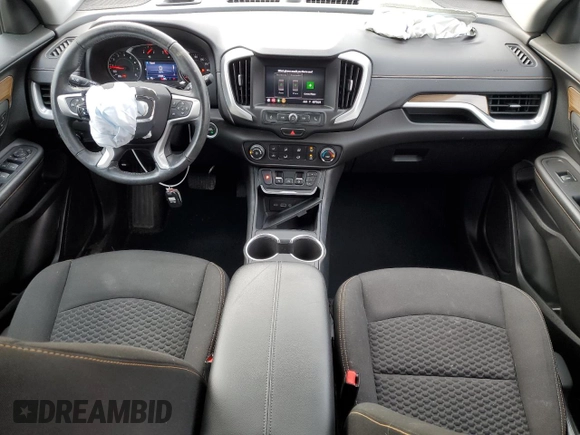 2020 GMC Terrain SLE z VIN 3GKALTEV2LL143092, wystawiony jako Copart lot #46863355 z przebiegiem 47 666 mil mil oraz Szkody całkowita. Historia ofert i sprzedaży dostępna na DreamBid. Obrazek 8.