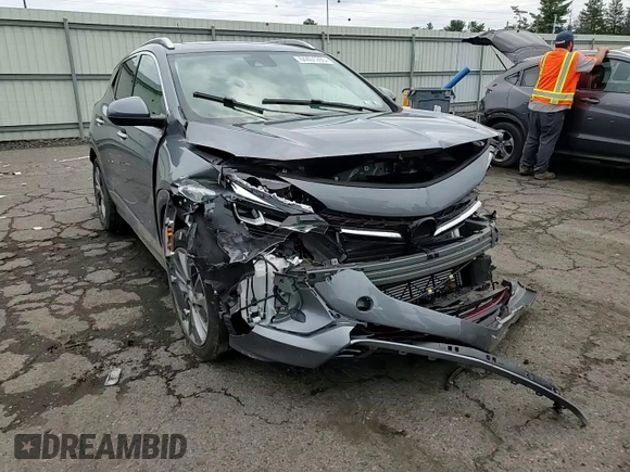 2021 Buick Encore GX Essence with VIN KL4MMGSL6MB168476, listed as a Copart auction lot 64401285 with 19,609 mi miles and Salvage title. Bid and sale history available at DreamBid. Image 14.