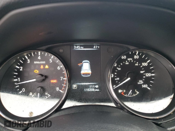 2017 Nissan Rogue SV with VIN KNMAT2MT6HP545408, listed as a Copart auction lot 43264485 with 115,208 mi miles and Salvage Title. Bid and sale history available at carsss.com. Image 9.