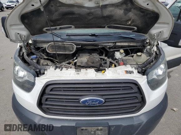 2015 Ford Transit with VIN 1FTNR2CV0FKA63935, listed as a Copart auction lot 58589985 with 190,246 mi miles and Salvage title. Bid and sale history available at DreamBid. Image 12.