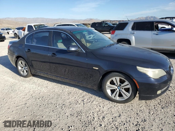 2009 BMW 5 Series 528i with VIN WBANU53579C123110, listed as a Copart auction lot 74227204 with Not Provided miles and Salvage Title. Bid and sale history available at carsss.com. Image 4.