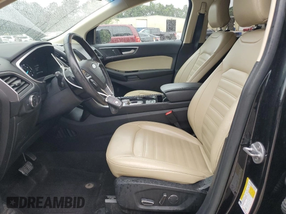 2019 Ford Edge SEL z VIN 2FMPK4J9XKBB10418, wystawiony jako Copart lot #58368335 z przebiegiem 97 458 mil mil oraz Czysty tytuł • Clean title. Historia ofert i sprzedaży dostępna na DreamBid. Obrazek 7.