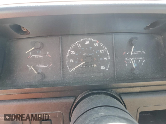 1991 Ford F-150 with VIN 1FTDF15Y5MPA38972, listed as a Copart auction lot 64475054 with 86,748 mi miles and Salvage Title. Bid and sale history available at carsss.com. Image 9.