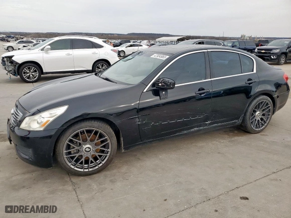 2009 Infiniti G37 Sedan Journey with VIN JNKCV61E79M013313, listed as a Copart auction lot 47934965 with 203,414 mi miles and Salvage Title. Bid and sale history available at carsss.com. Image 1.