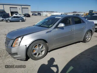 2008 Cadillac CTS RWD w/1SB with VIN 1G6DR57V380172365, listed as a Copart auction lot 46999295 with 0 mi miles and Salvage Title. Bid and sale history available at carsss.com. Image 1.