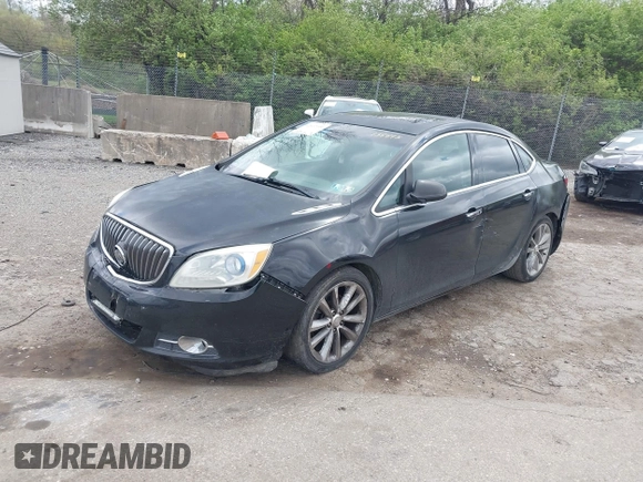 2012 Buick Verano Leather Group with VIN 1G4PS5SK0C4138845, listed as a IAAI auction lot 42037199 with 118,707 mi miles. Bid and sale history available at carsss.com. Image 2.