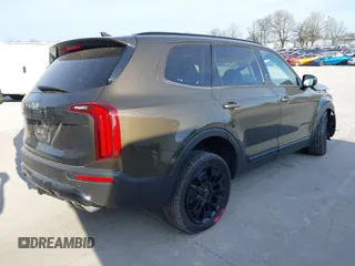 2022 Kia Telluride SX with VIN 5XYP5DHC2NG294489, listed as a IAAI auction lot 41898817 with 12,521 mi miles and . Bid and sale history available at DreamBid. Image 4.