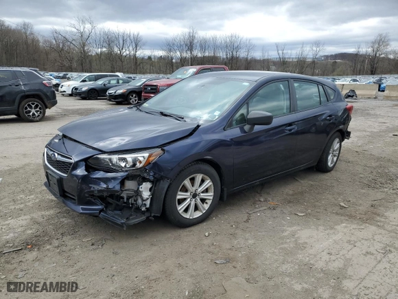 2019 Subaru Impreza with VIN 4S3GTAA68K3725281, listed as a Copart auction lot 53190645 with 92,638 mi miles and Salvage Title. Bid and sale history available at carsss.com. Image 1.
