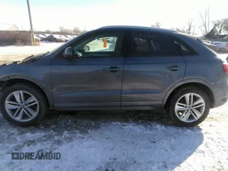 2017 Audi Q3 Premium with VIN WA1ECCFSXHR014173, listed as a IAAI auction lot 41637591 with 165,508 mi miles. Bid and sale history available at carsss.com. Image 14.