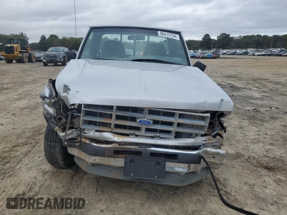 1992 Ford Ranger with VIN 1FTCR10U9NUC44564, listed as a Copart auction lot 80415754 with 351,858 mi miles and Salvage Title. Bid and sale history available at carsss.com. Image 5.