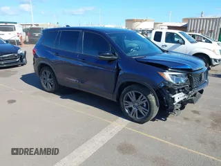 2021 Honda Passport EX-L with VIN 5FNYF7H59MB011127, listed as a IAAI auction lot 42228030 with 53,970 mi miles and . Bid and sale history available at DreamBid. Image 1.
