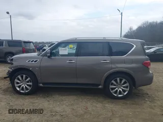2014 Infiniti QX80 z VIN JN8AZ2NF0E9554505, wystawiony jako IAAI lot #41528486 z przebiegiem 146 311 mil mil oraz . Historia ofert i sprzedaży dostępna na DreamBid. Obrazek 15.