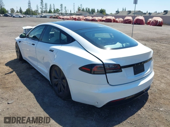 2023 Tesla Model S с VIN 5YJSA1E5XPF518693, выставлен на аукционе IAAI как лот 42768848 с пробегом 17 276 миль миль и . История ставок и продаж доступна на DreamBid. Изображение 3.