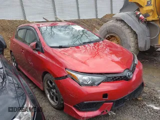 2017 Toyota Corolla iM with VIN JTNKARJE1HJ548949, listed as a IAAI auction lot 41666246 with 65,604 mi miles. Bid and sale history available at carsss.com. Image 1.